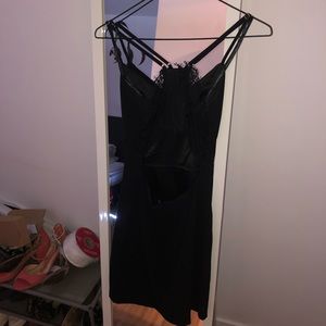 Marciano mini black lace dress XS